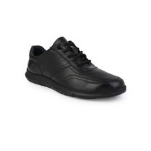 Alberto Torresi Black Mild Leather Sneakers for Men