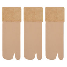 N2S NEXT2SKIN Women Nylon Fur Thumb Winter Socks - Pack Of 3 Pairs - Beige (Free Size)