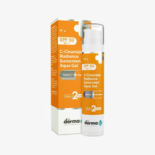 The Derma Co C-Cinamide Sunscreen For All Skin Types Spf 50 Aqua Gel, With Vitamin C & Niacinamide, Pa++++