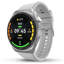 beatXP Vega X 1.43" AMOLED 466*466px Display One-Tap BT 5.2 Calling Smartwatch (Grey Strap)