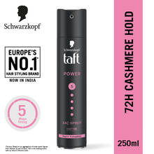 Schwarzkopf TAFT Power Hold 5 Hair Spray for Heat Protection, Gives Cashmere like Softness