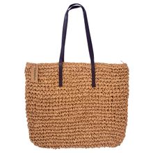 DENOVA Raffia Handbag with Lining
