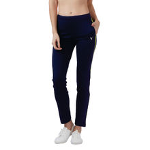 Veloz Women's Multisport Wear Full Length Lowers With Pockets V Flex - Blue