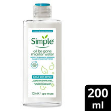Simple Daily Skin Detox Oil Be Gone Micellar Water