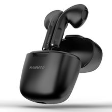 HAMMER KO Mini TWS Bluetooth Earbuds with Upto 18H Playtime & Touch Controls (Black)