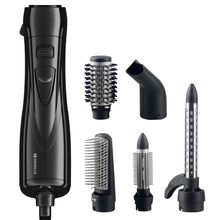 Havells HC4085 Air Care Styler, Pre-styling Half Brush, Drying Nozzle, Curlers, Roller Brush - Black