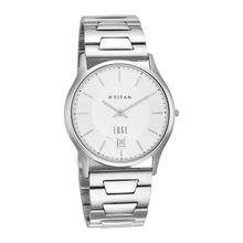 Titan Edge Metal 1683SM01 White Dial Analog watch for Men