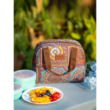 Zouk Multicolor Mandala Print Lunch Bag