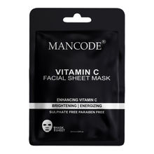 ManCode Vitamin C Facial Sheet Mask For Brightening The Skin With Korean Formula