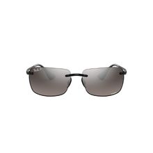 Ray-Ban 0RB4255 Silver Chromance Tech Rectangular Sunglasses (60 mm)