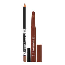 PAC Moody Matte Lipstick - Bff! + Lip Pencil - 16 Natural Combo