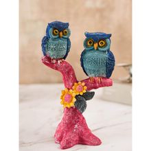 DecorTwist Owl Statue Showpiece