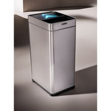 Savya Home Sliding Big Automatic Sensor Dustbin 42L Silver