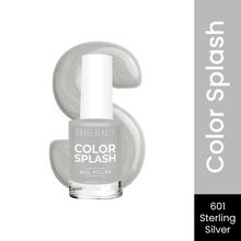 Swiss Beauty Color Splash Nail Polish - 601 Sterling Silver