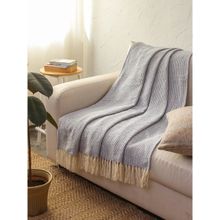 House This Vindhya Throw Light Blue