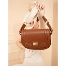 RASHKI Tan Brown Alya Classy Mini Sling Bag
