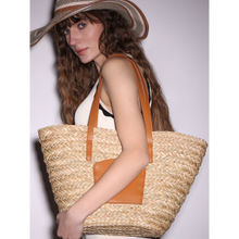 VERO MODA Women Beige Jute Tote Bag