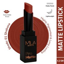 Mila Beauté Pro Matte Long Lasting Creamy Matte Finish Lipstick