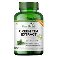 Simply Herbal 100% Natural Potent Green Tea Extract 500mg 80 Capsules