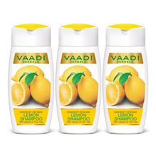 Vaadi Herbals Dandruff Defense Lemon Shampoo With Extract Of Tea Tree - Pack of 3