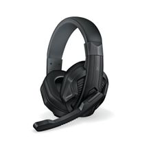 FINGERS USB-Talkathon On-Ear Wired Headphones with Mic - Black