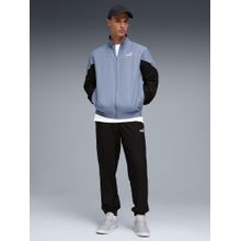 Puma Grey Colorblock Regular Jacket and Joggers