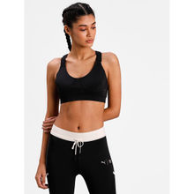 Puma Train First Mile Mid Impact Bra Black Sports Bra