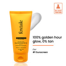 Foxtale Glow Sunscreen With Vitamin C & Niacinamide Spf 50 Pa++++, In-Vivo Tested, For Dewy Glow