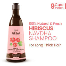 Nat Habit Five Oil Hibiscus Shampoo For Long Thick Hair, Sulphate Free Shampoo For Hair Fall Control