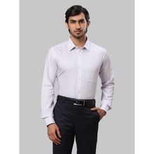 Raymond Checks White Formal Shirt