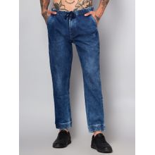 Cantabil Men Blue Denim Jogger
