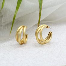 Joker & Witch Claudia Gold Hoop Earrings