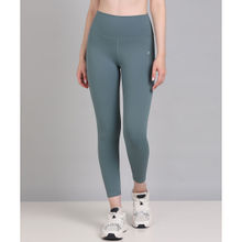 Kobo Green Ankle Length Sports Leggings