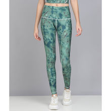 Kobo Green Ankle Length Sports Leggings