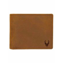 WILDHORN Engraved Personalized Tan Leather Wallet for Men