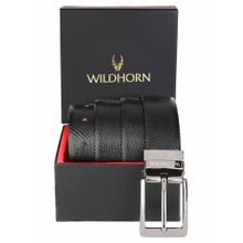 WILDHORN Formal Reversible Leather Belts for Men