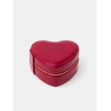 Accessorize London Womens Red Heart Travel Jewellery Box