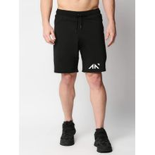 AESTHETIC NATION Critical 2 In 1 Inner Compression Black Printed Shorts
