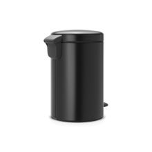 Brabantia Premium 12 Litre Pedal Dustbin, Matt Black