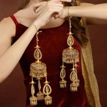 PANASH Gold Plated Pearls Heavy Bridal Layered Kaleeras