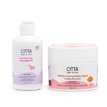Citta Baby & Kids Nourishing Baby Set - Baby Massage Oil & Baby Balm