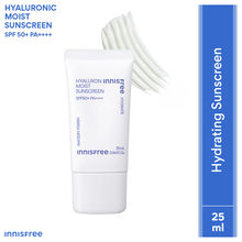 Innisfree Hyaluron Moist Sunscreen SPF 50+ PA++++, No White Cast, Watery Finish