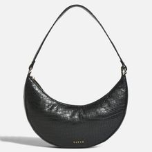 Safyr Emily Black Textured Shoulder Bag