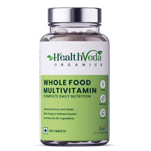 Health Veda Organics Whole Food Multivitamin Tablets For Energy Brain Heart Health & Eye Health