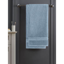RAYMOND HOME 350 Gsm Cotton Grey Bath Towels (Pack Of 2) (M)