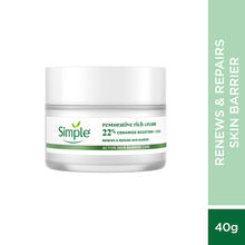 Simple Barrier Care Restorative Rich Cream With 22% Ceramide Boosters & Cica