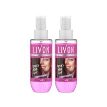 Livon Hair Serum Spray for Women Smooth, Frizz free & Glossy Hair on the go (Pack of 2)