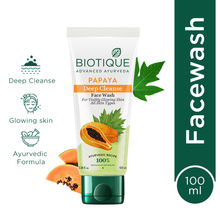 Biotique Bio Papaya Visibly Flawless Face Wash For All Skin Types