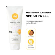 VILVAH Melt-in-milk Sunscreen Acne Safe & Waterproof with SPF 50 PA+++ & No White Cast