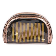 Hamster London Cosmetic Gold Travel Pouch Waterproof Zipper Set Of 3